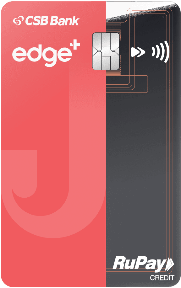 Jupiter Edge+ CSB Bank RuPay Credit Card