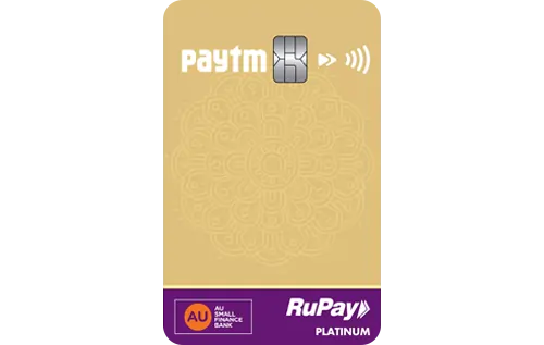 Paytm AU Small Finance Bank Credit Card